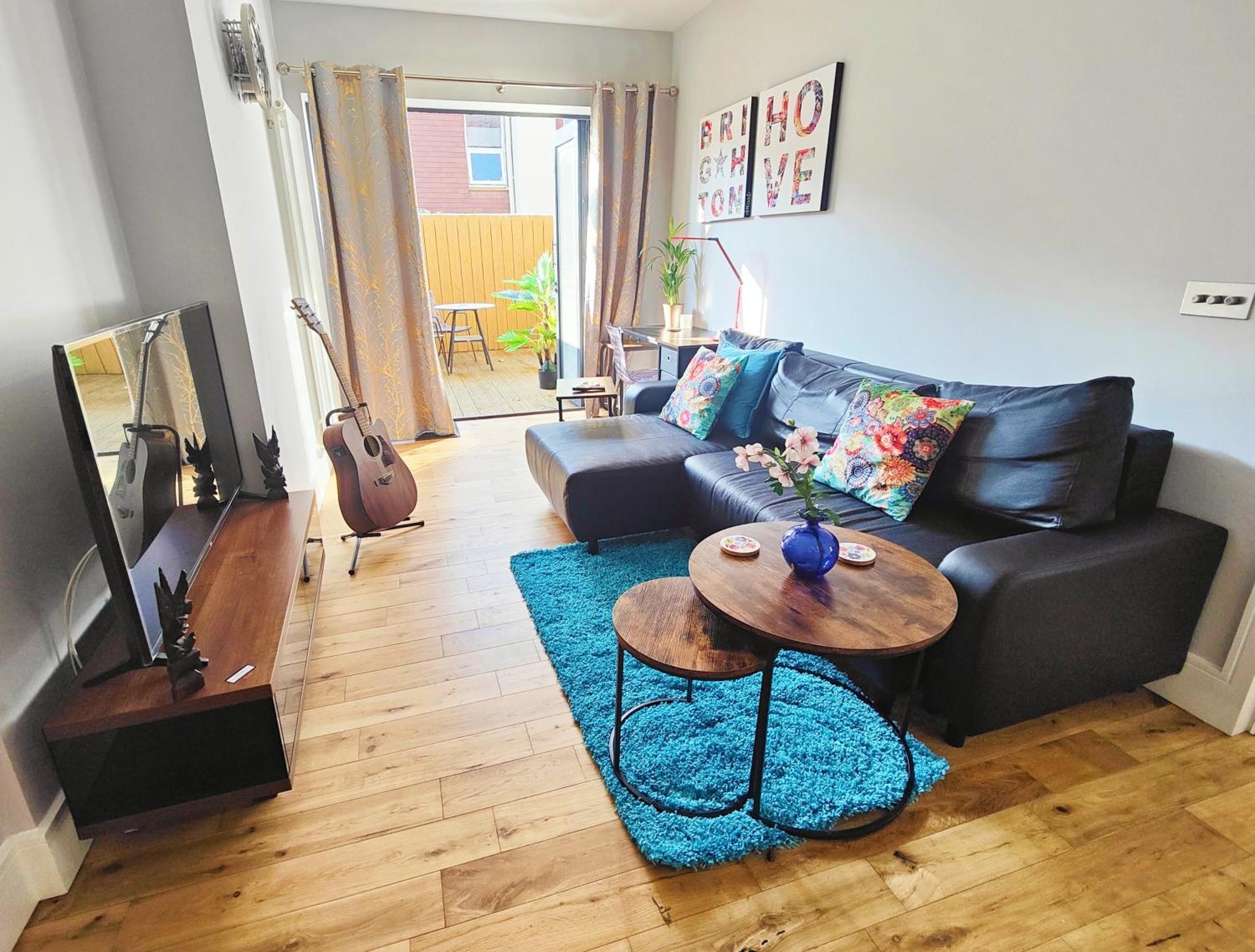 Modern Central Brighton Patio Apartment Hove Exteriér fotografie