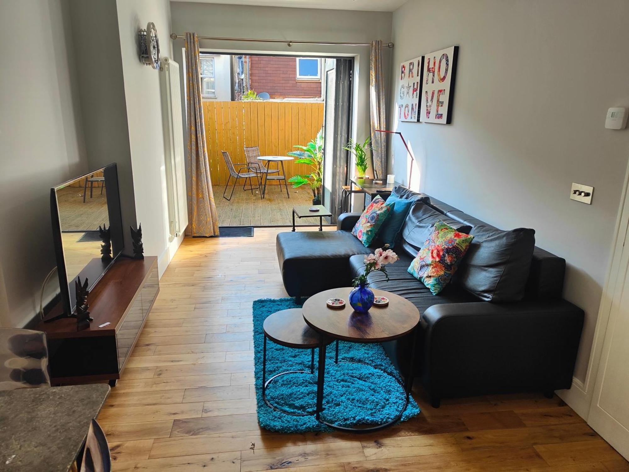 Modern Central Brighton Patio Apartment Hove Exteriér fotografie